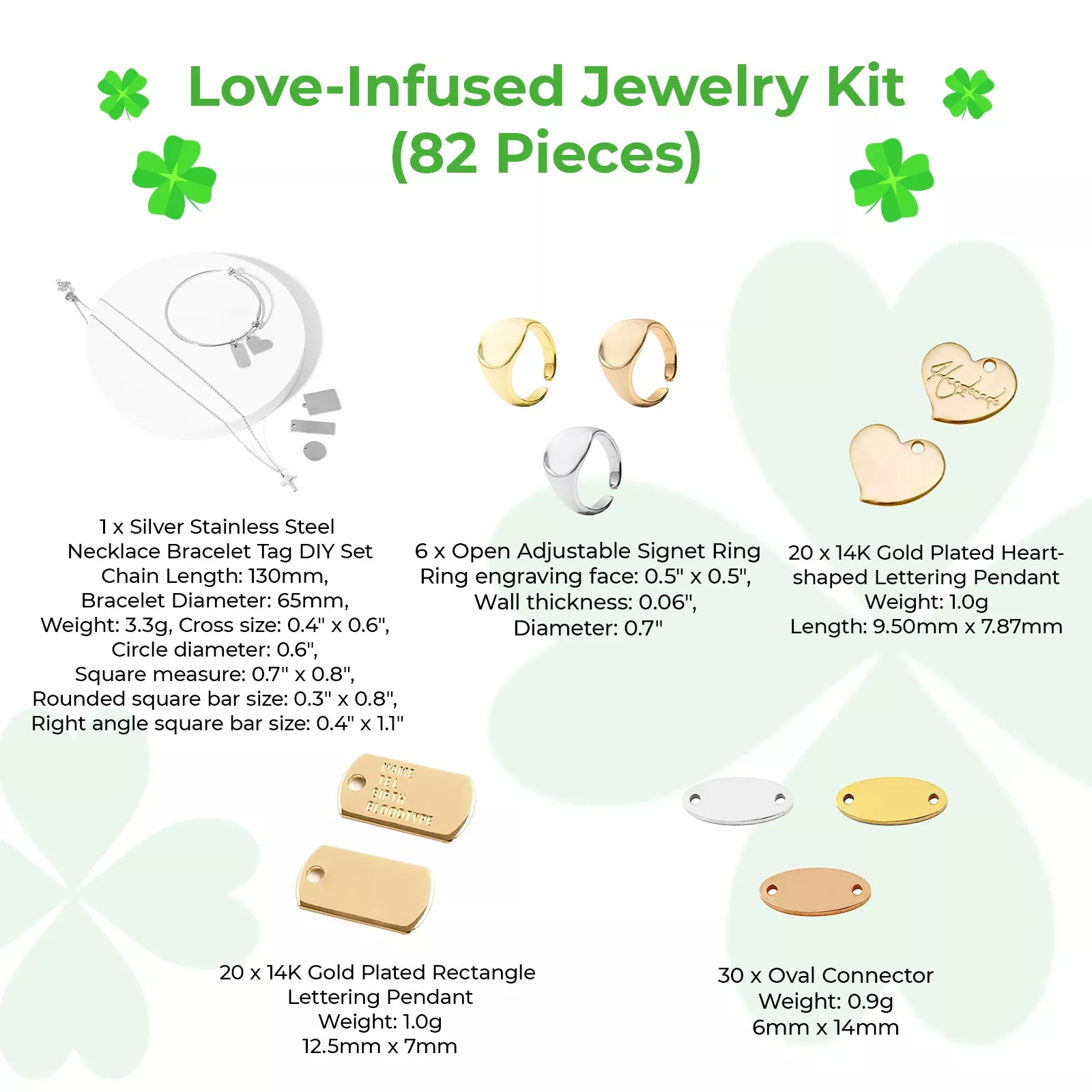 xTool Love-Infused Jewelry Kit (82pcs)