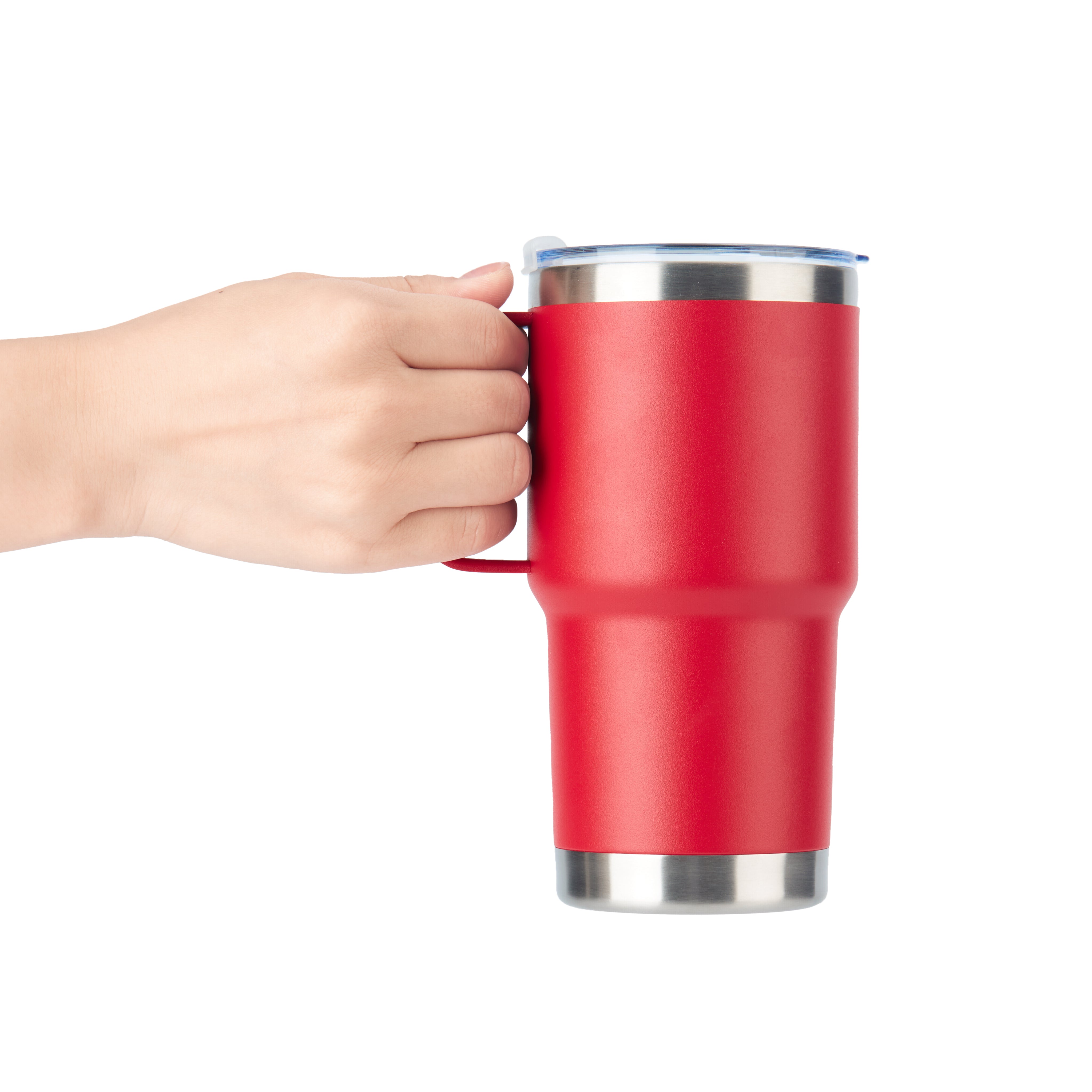 Harvest Red Stainless Steel Tumbler kit with Handle (20oz)