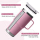 Sandstone Pink Stainless Steel Tumbler kit with Handle (20oz)