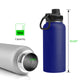 32oz Blue Stainless Steel Insulated Water Bottle with Chug Cap