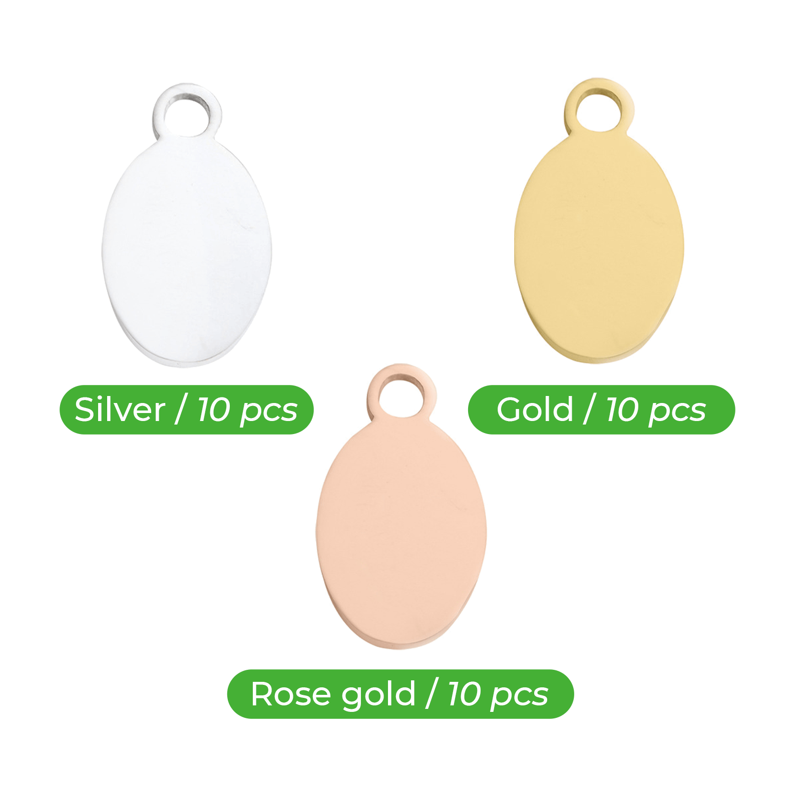 Electroplated Multicolor Pendant (30pcs)