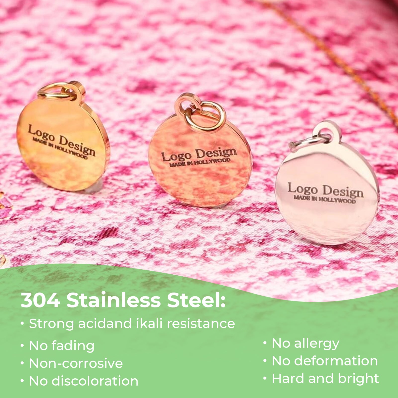 Electroplated Multicolor Pendant (30pcs)