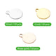 Round Pendant Electroplated Multicolor Pendant (30pcs)