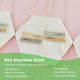 Stainless Steel Mixed Colors Bar Necklace (6pcs)