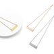 Stainless Steel Mixed Colors Bar Necklace (6pcs)