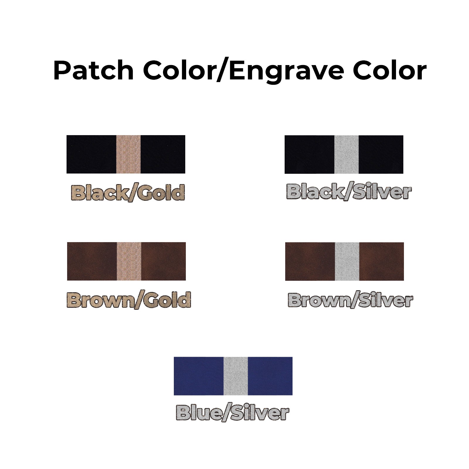 Laserable PU Rectangular Patch (10pcs)