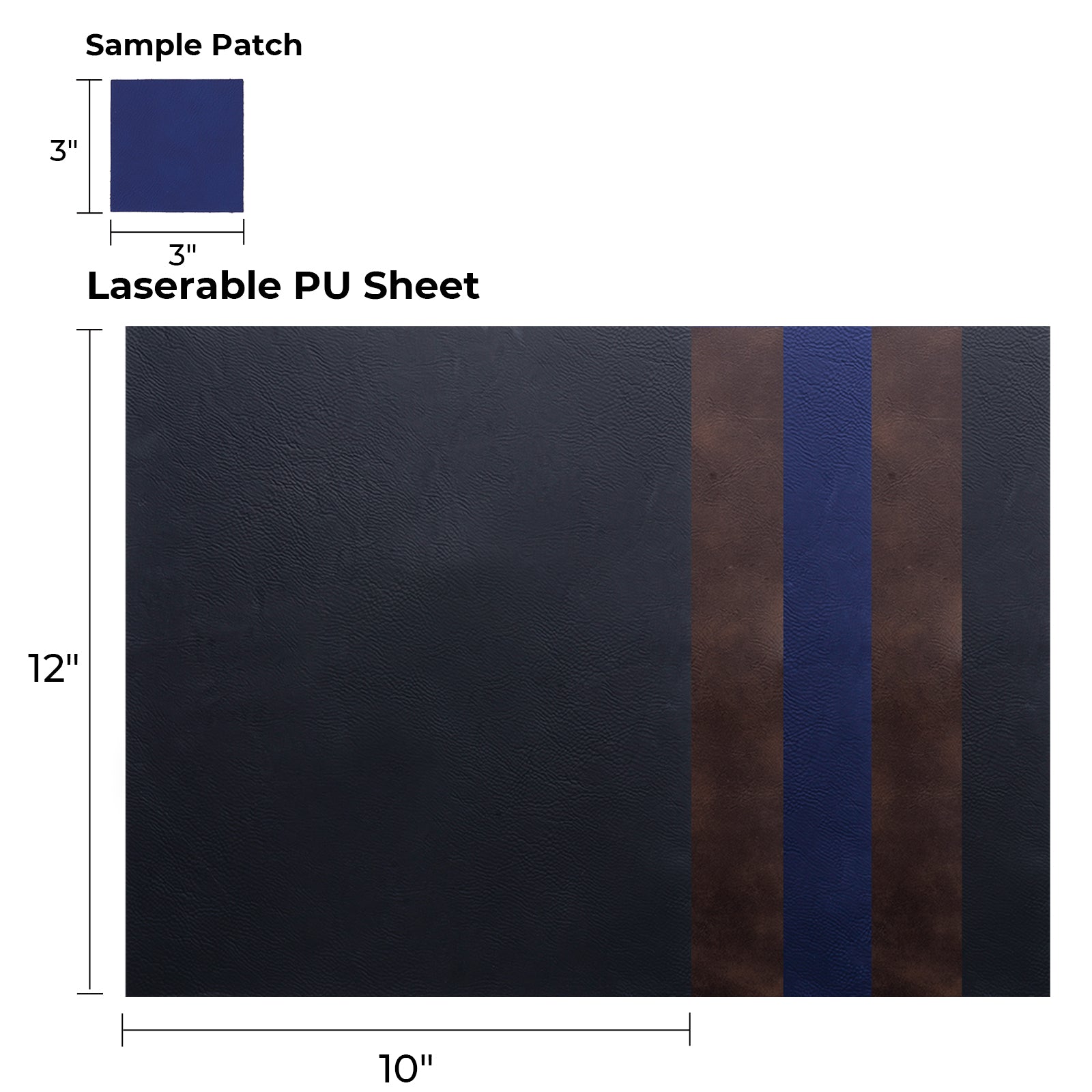 Laserable PU Patch Sheet (5pcs)