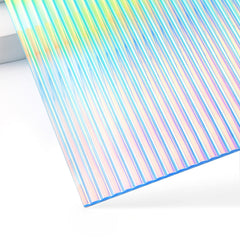 1/8" Clear Iridescent Acrylic Sheet (3pcs)