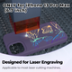 Silicone Magnetic iPhone Case with Laserable Rainbow Filling