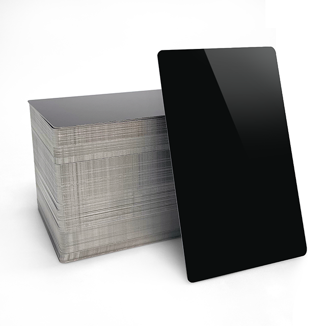 Black Aluminum Business Cards (300pcs)