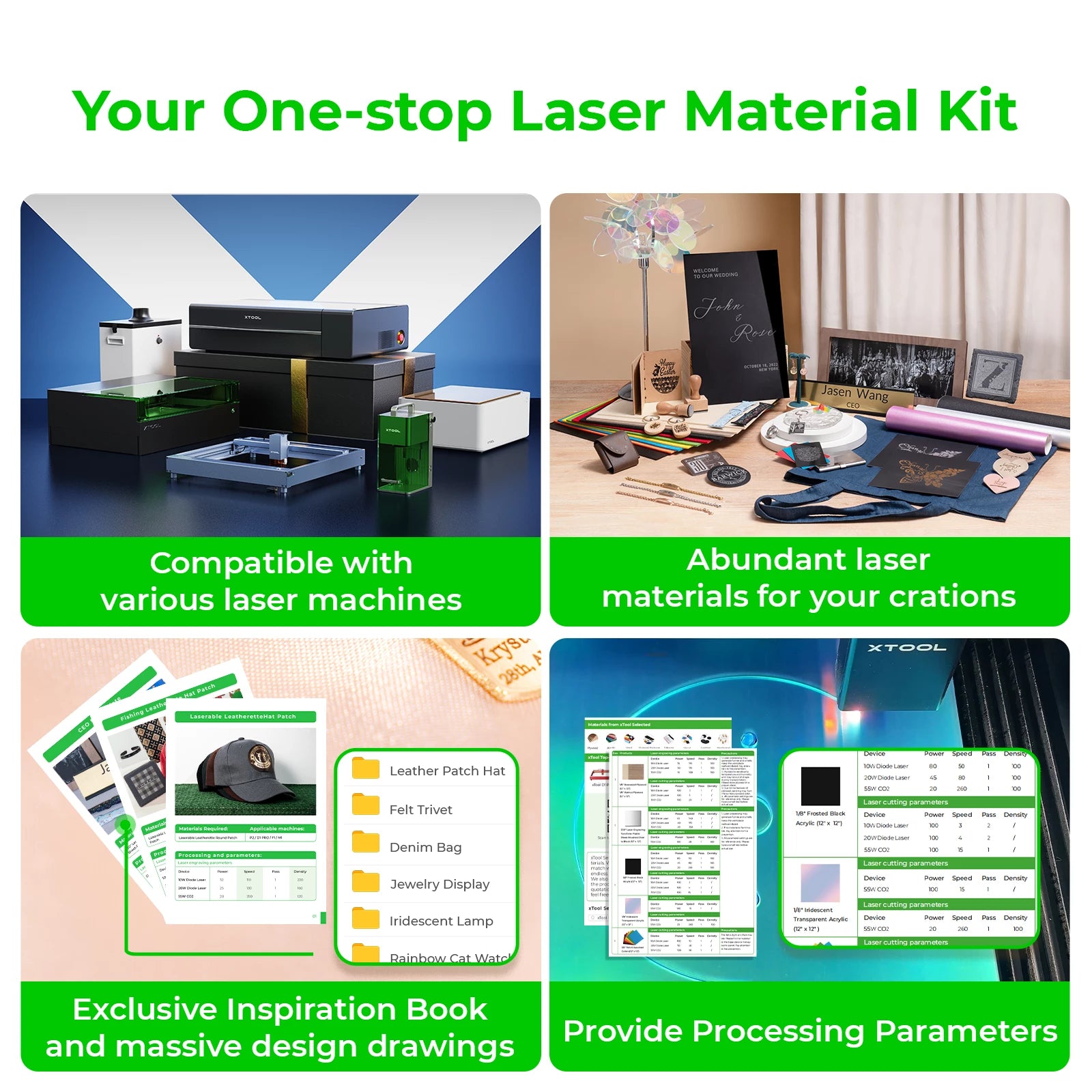 Ultimate Laser Material Kit (159pcs)