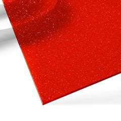 1/8" Glitter Translucent Glossy Acrylic Sheet for Diode Laser Cutting (3pcs)