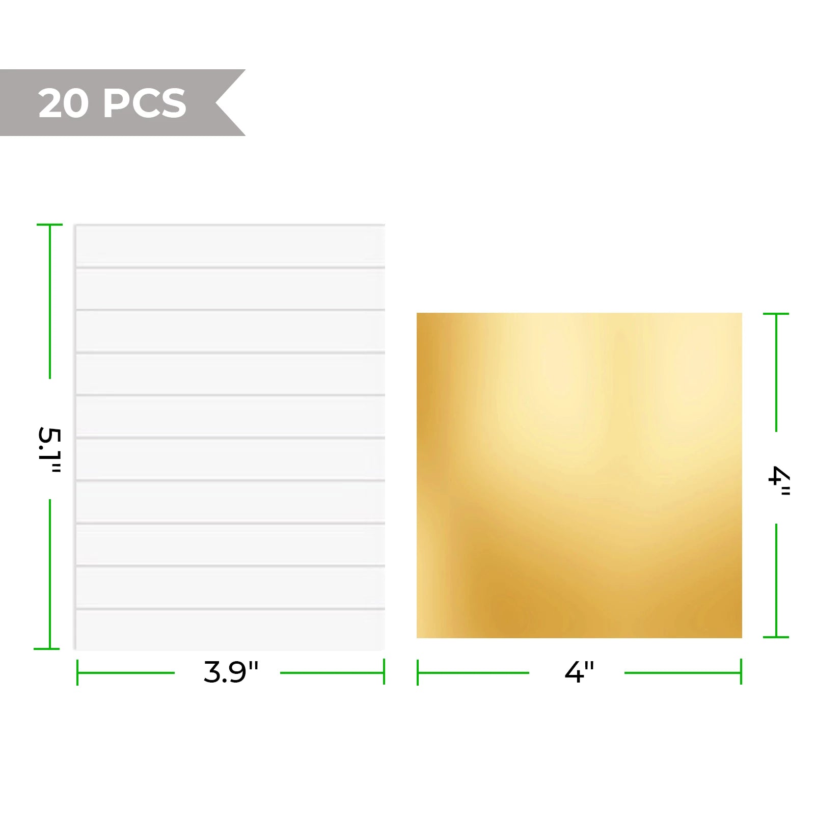 Gold and Silver Foil Transfer Paper (20pcs)