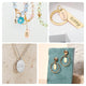 Stainless Steel Rose Gold Irregular Oval Pendant (10pcs)