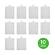 Stainless Steel Rectangle Pendant (10pcs)