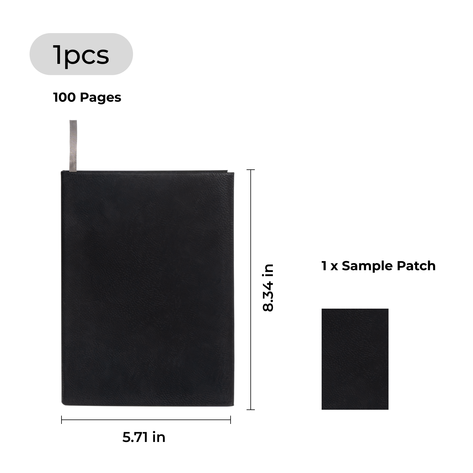 A5 Laserable PU Notebook (100 Pages)