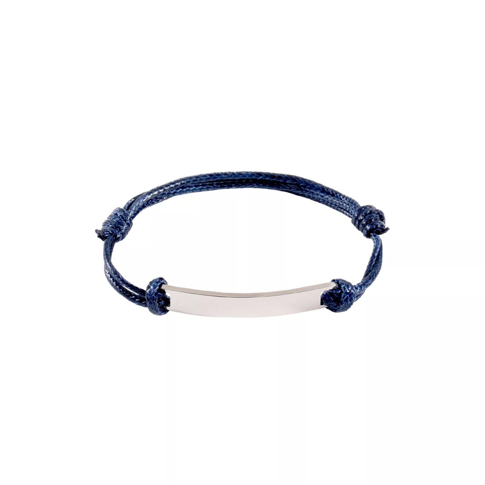Rectangular Tag Cord Bracelet (3pcs)