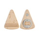 Wooden Cheese Shaped Magnetic Bottle Opener (2pcs)
