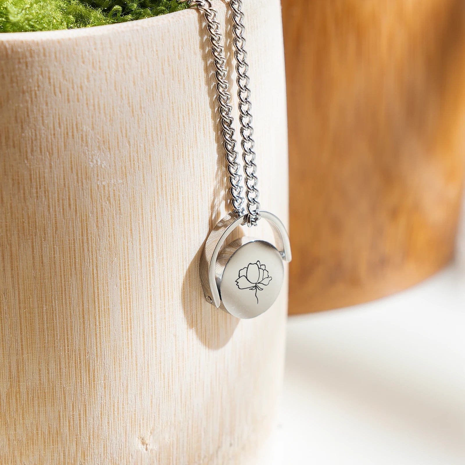 Stainless Steel Spinner Necklace (3pcs)