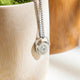 Silver Stainless Steel Spinner Necklace (3pcs)