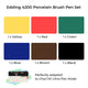 Edding 4200 Porcelain Brush Pen Set (6pcs)