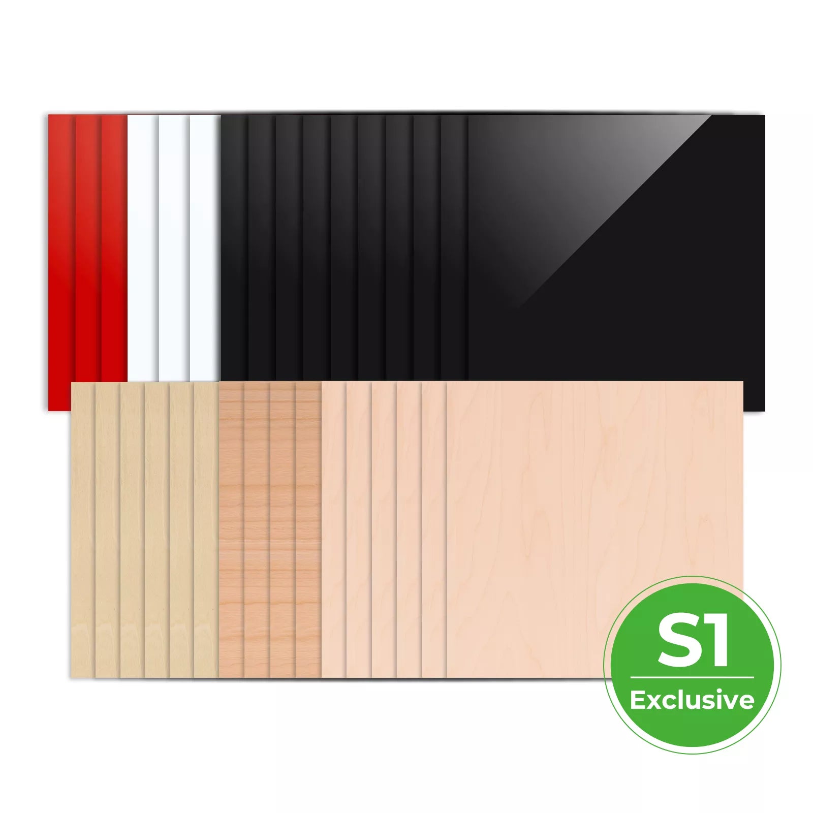 xTool S1 Material Explore Kit (32 pcs)