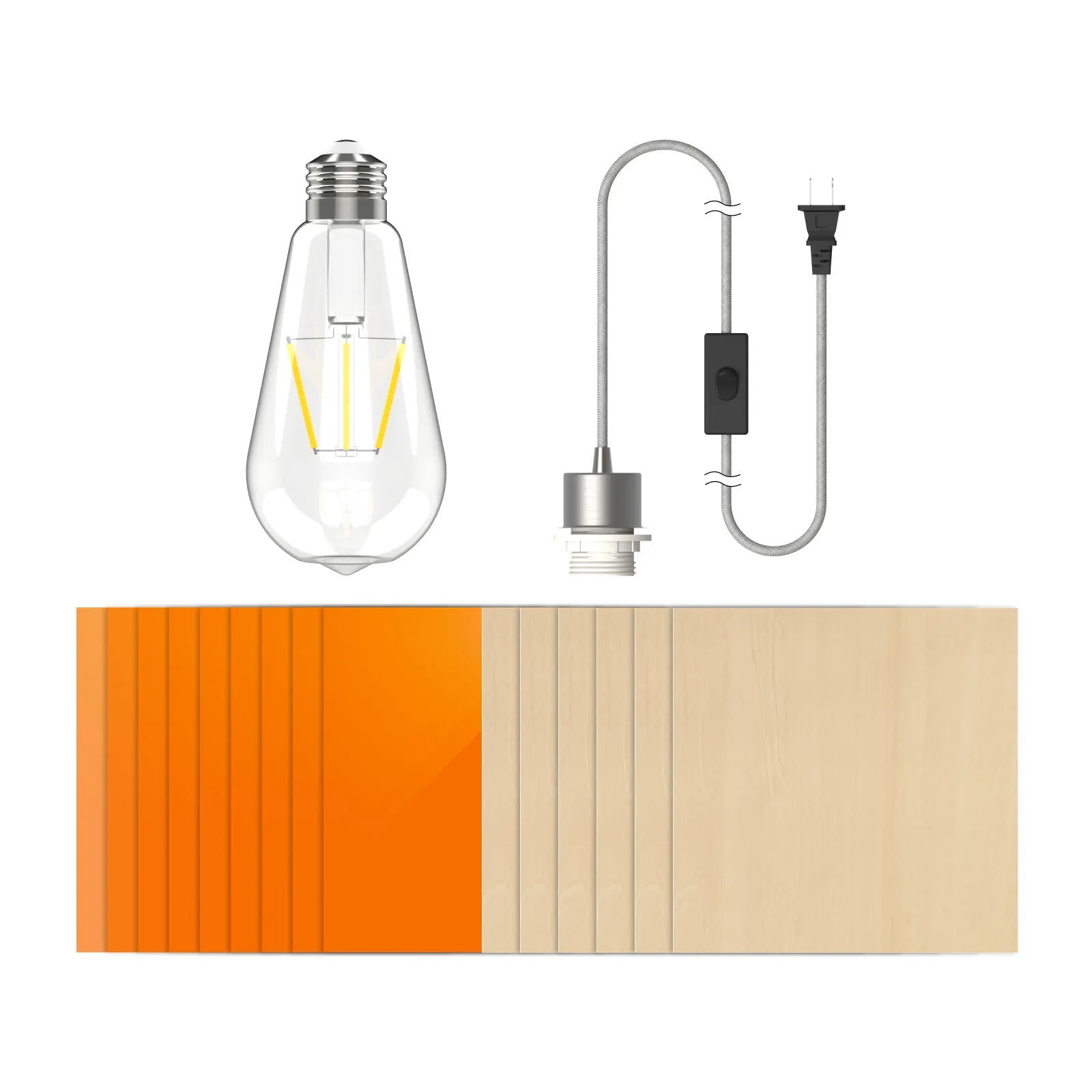 Acrylic disc  duy pendant light kit 13