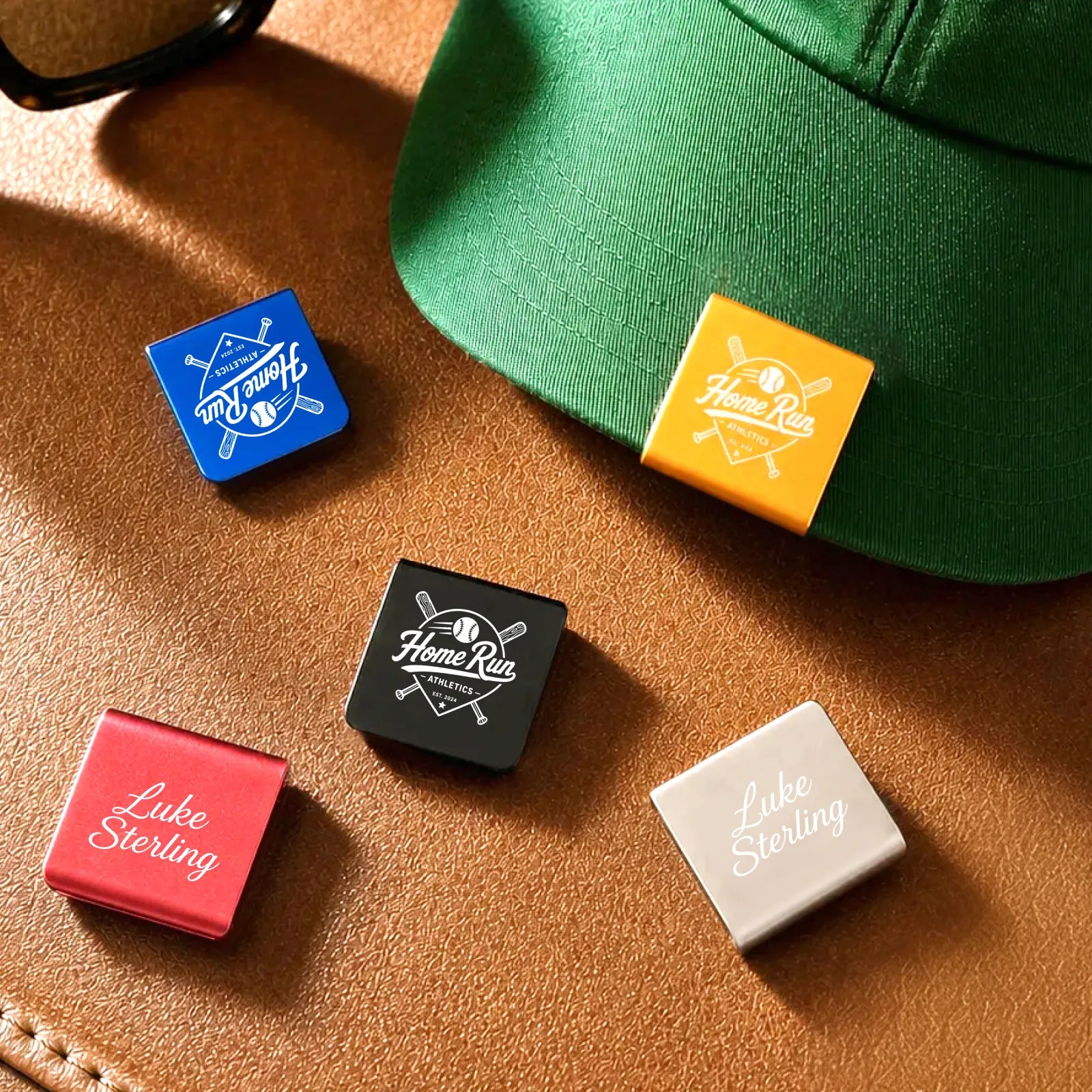 Assorted colors metal hat clip 05