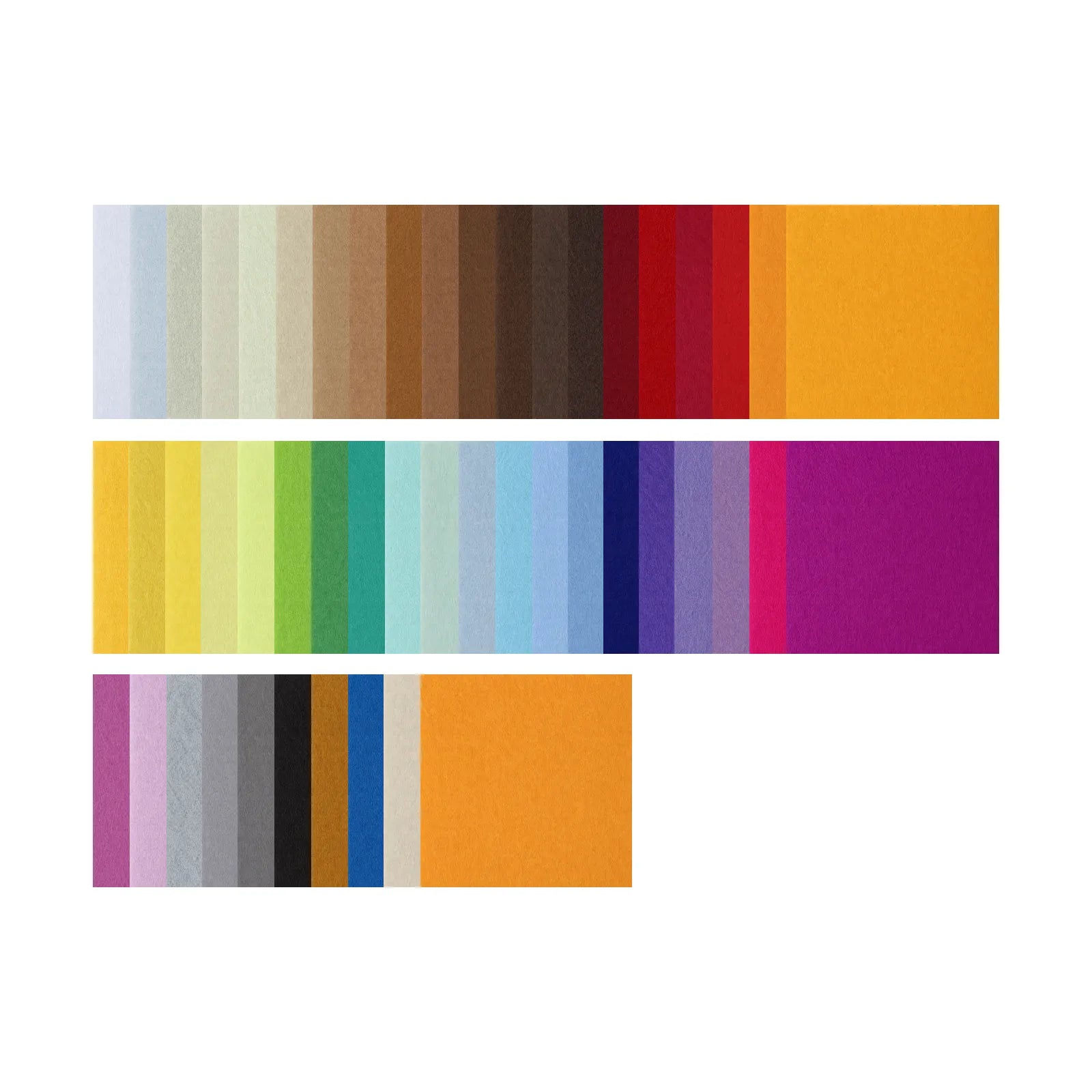 Assorted felt 50pcs 01