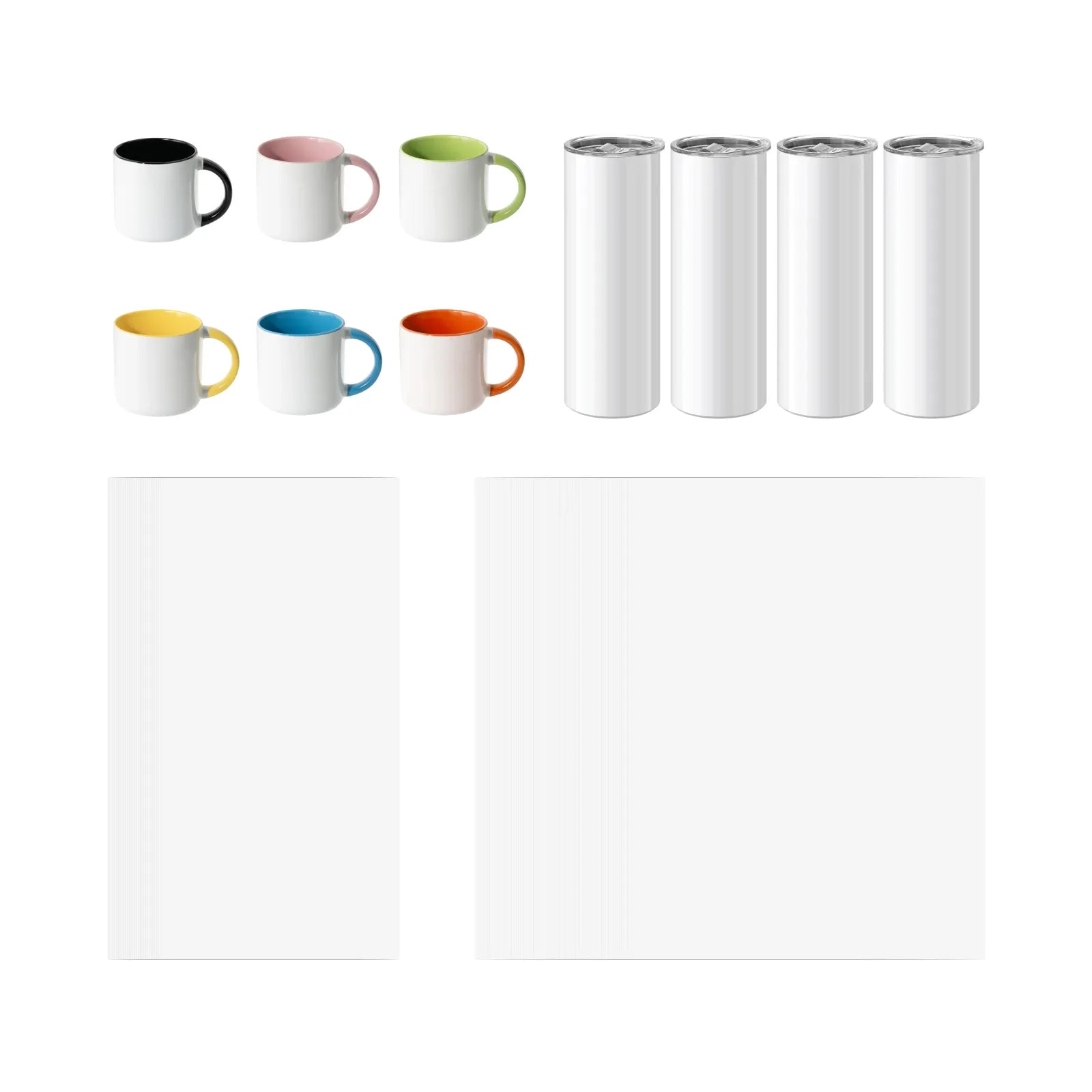 Baking sublimation material starter kit for wonderpress 110pcs 0