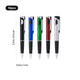 Flat-Top Ballpoint Pens With LED Lights (10pcs)