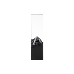 Black and white snow mountain crystal and marble trophy 02 medium