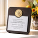 Black Walnut Award Plaque with Emblem