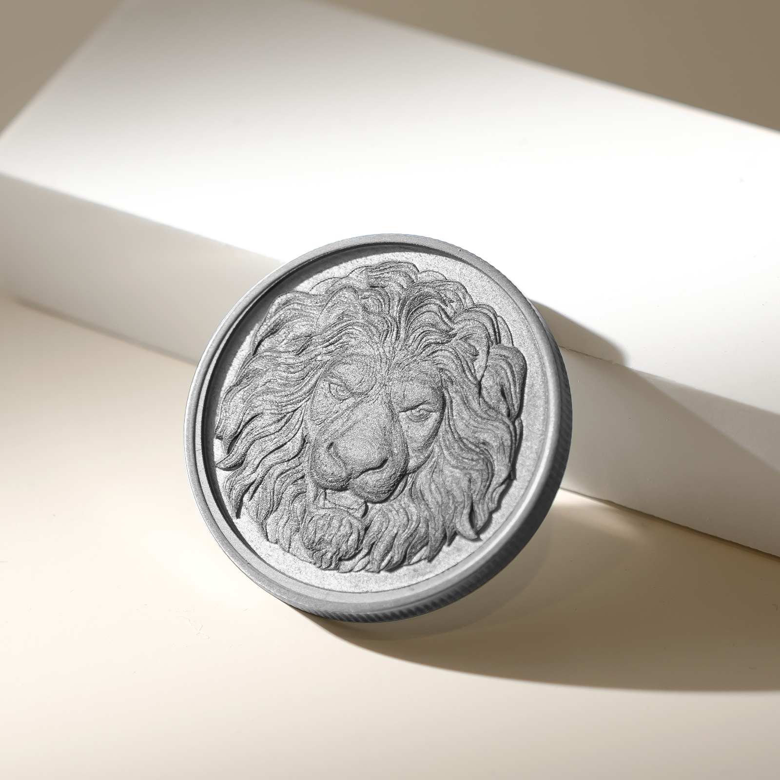 Blank commemorative zinc coins 5pcs 02