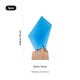 Blue Geometric Crystal Trophy with Mountain-Shaped Beechwood Base