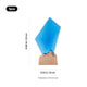 Blue Geometric Crystal Trophy with Mountain-Shaped Beechwood Base