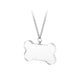 Bone-Shaped K5 Crystal Necklace (2pcs)
