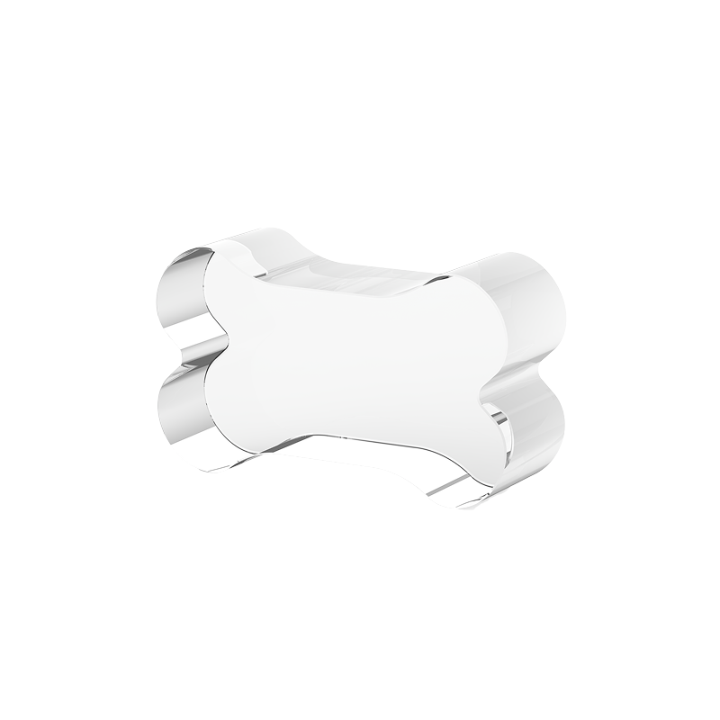 Bone shaped k9 crystal 02