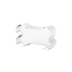 Bone shaped k9 crystal 02 medium