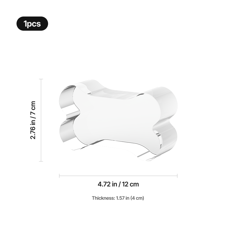 Bone shaped k9 crystal 04