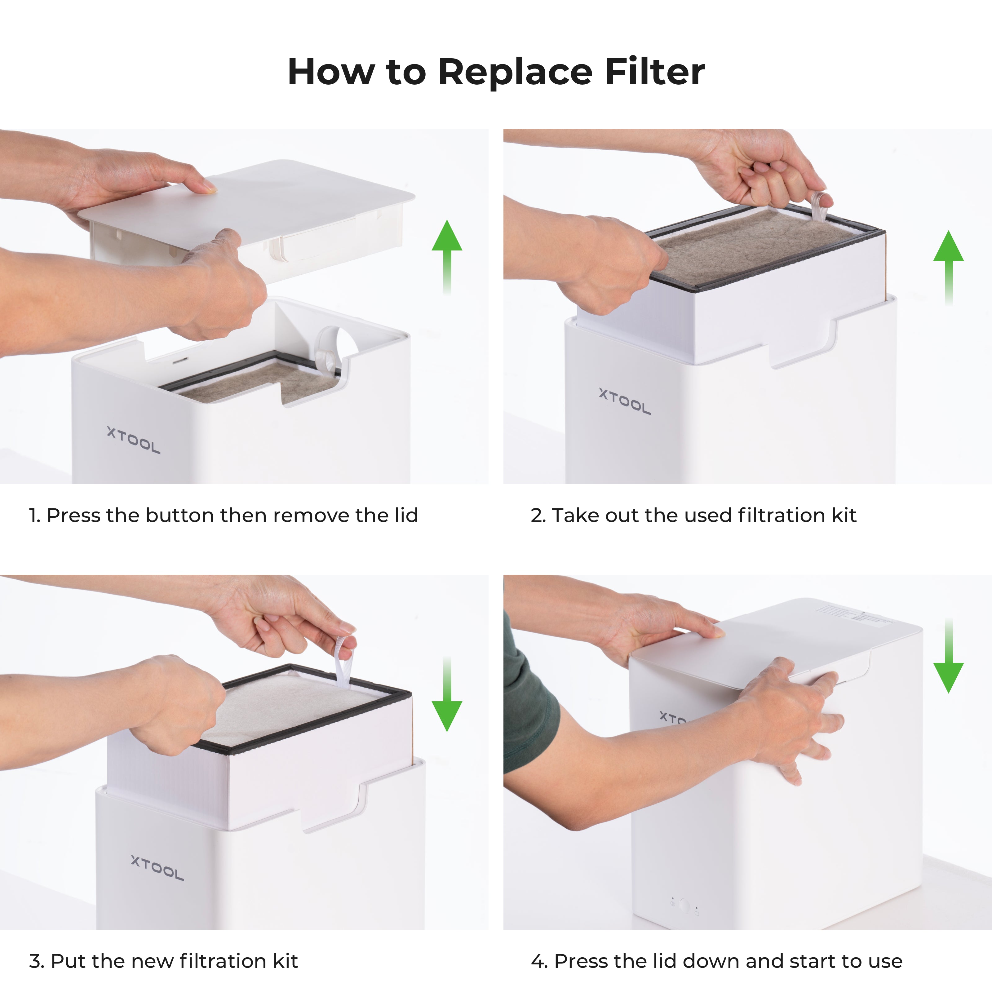 Desktop Air Purifier for xTool F1