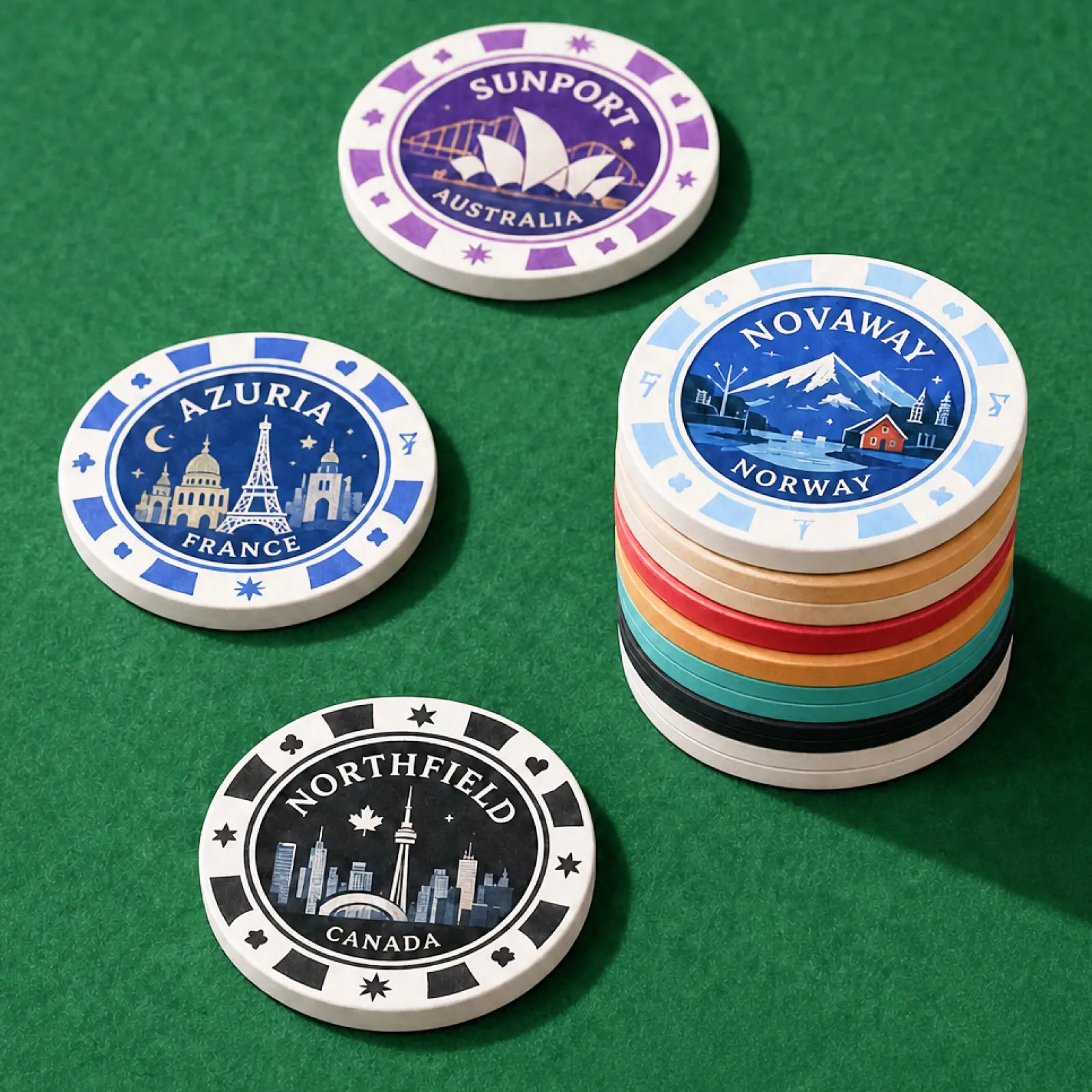 Clay poker chip 35pcs 02