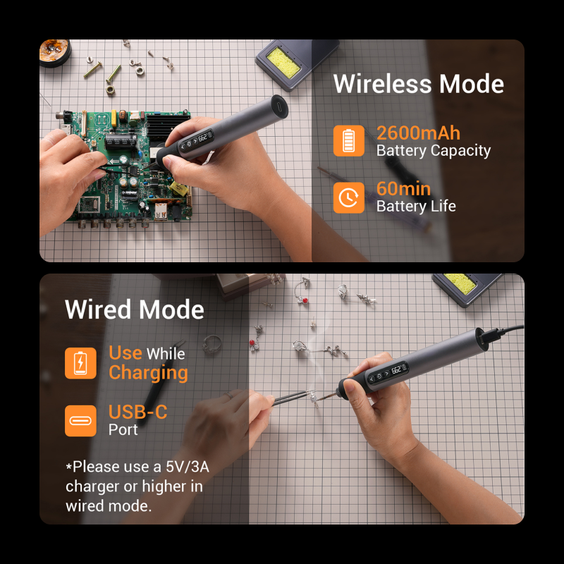 Cordless soldering iron 04