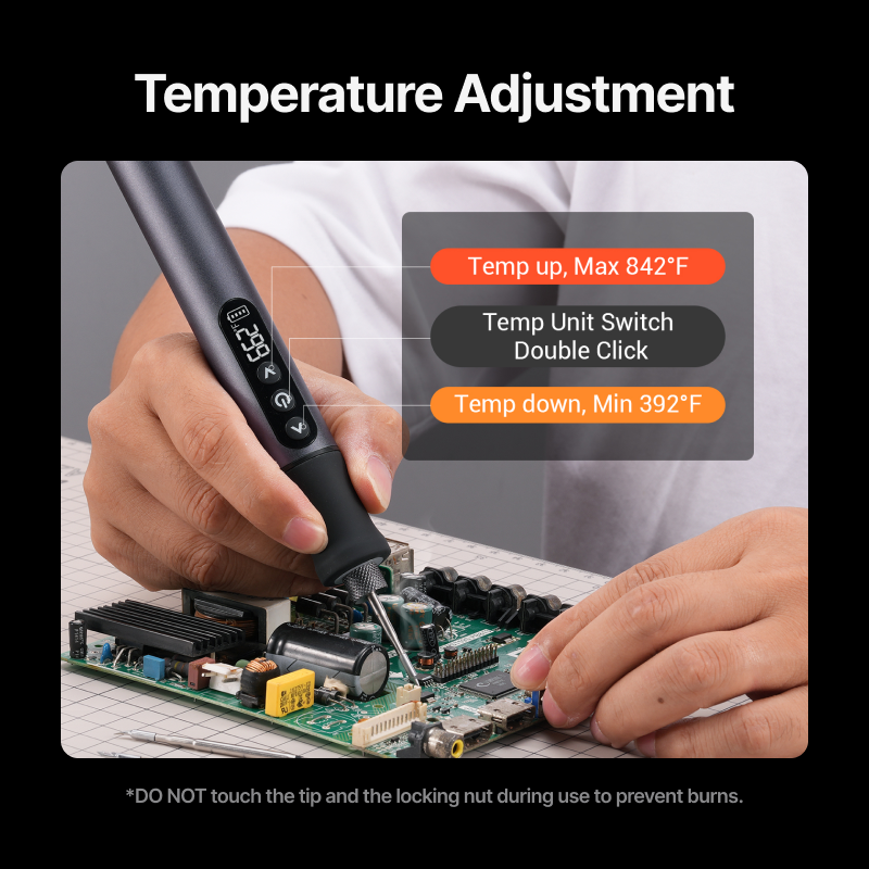 Cordless soldering iron 06