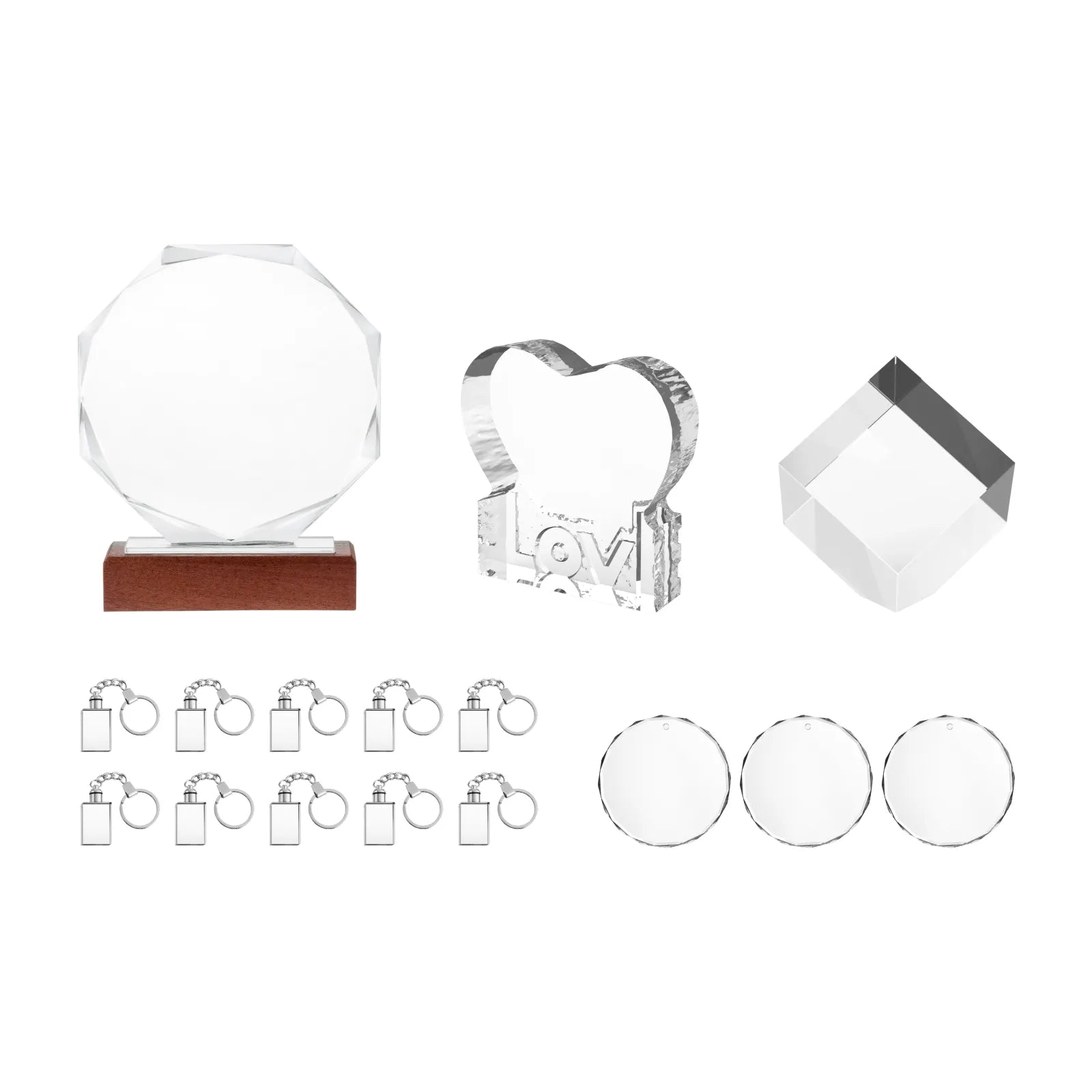 Crystal glass engraving materials package for f2 ultra uv 02
