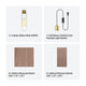 Dome Cage Table Lamp DIY Kit
