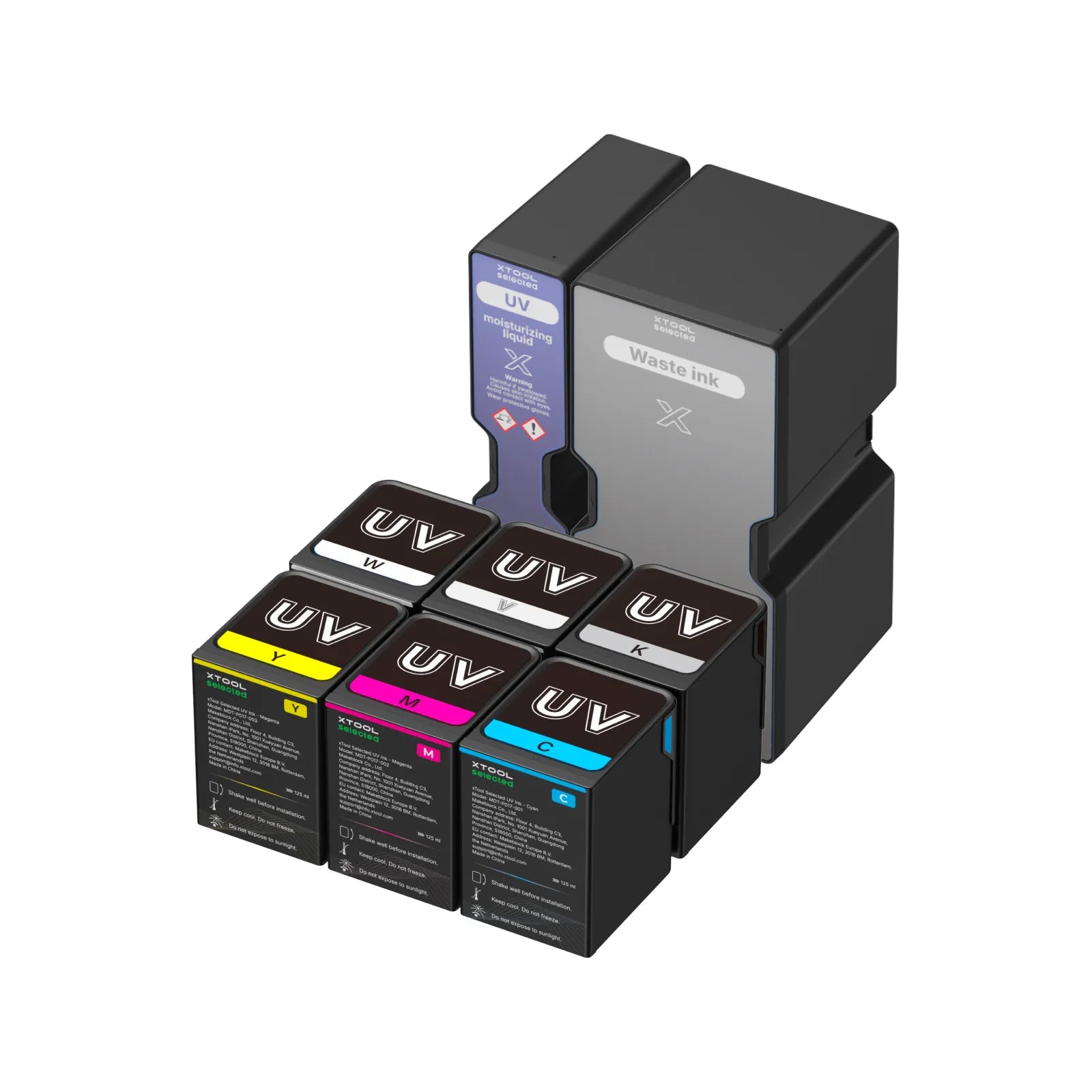 Essential ink set for single uv o1 omni printer 01