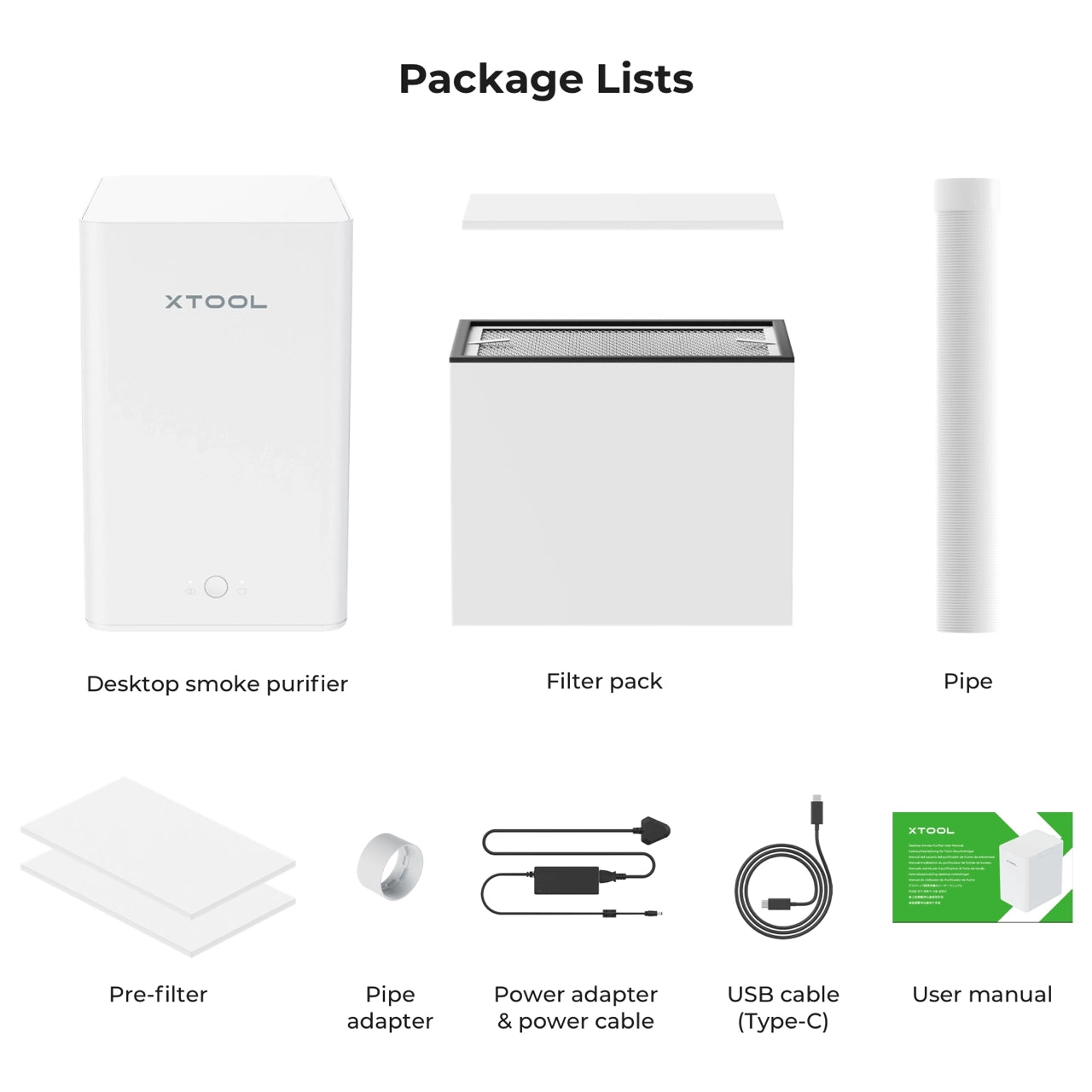 Desktop Air Purifier for xTool F1