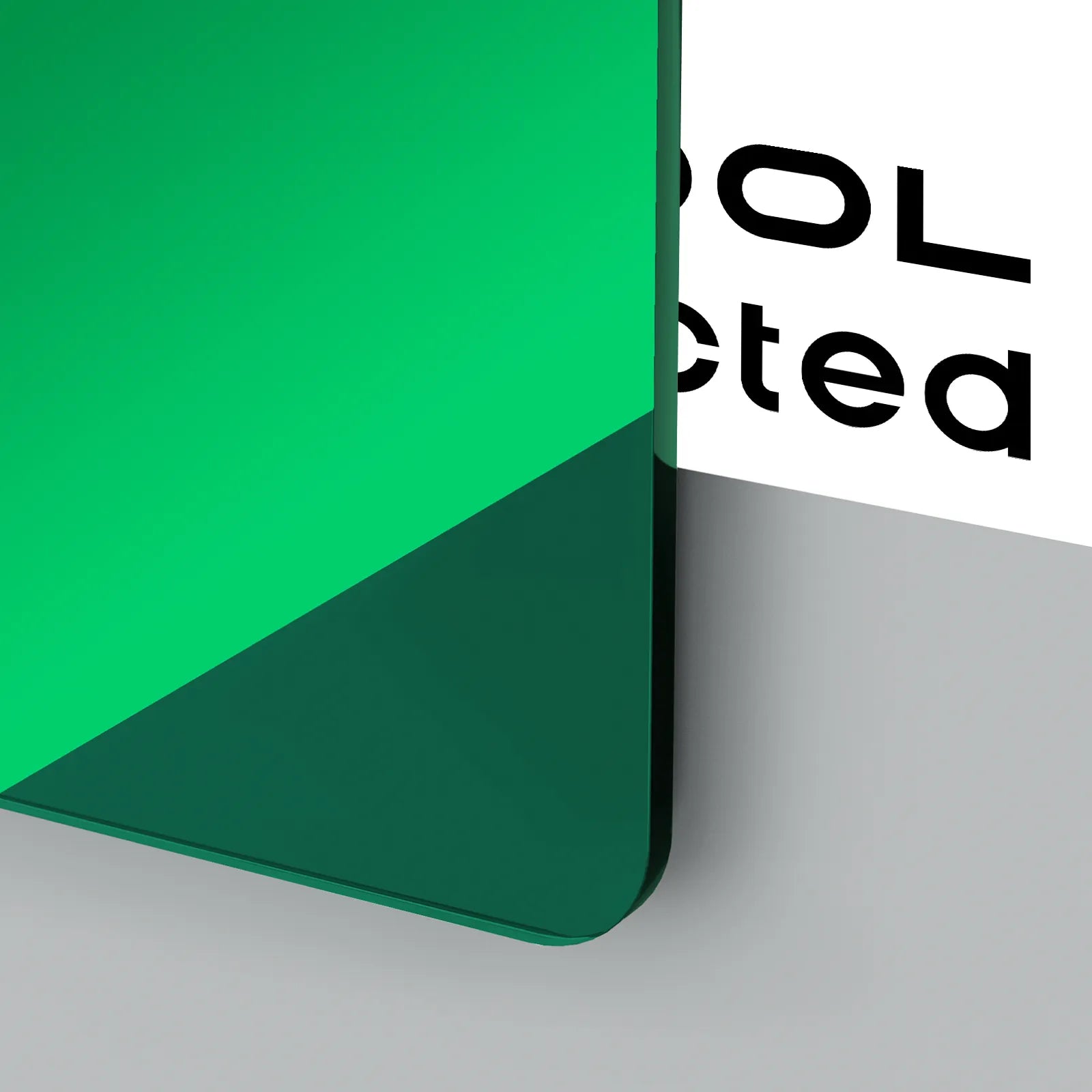 Green mirror acrylic sheet 05