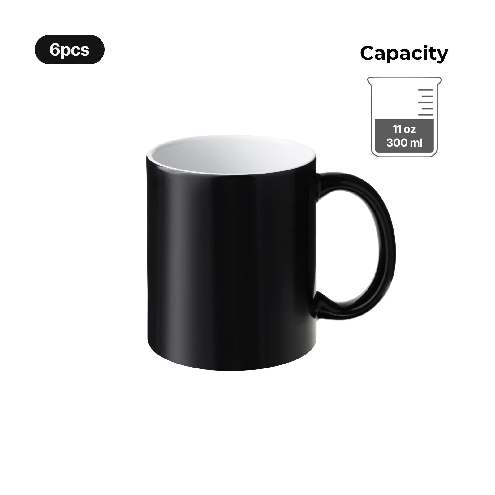 Heat sensitive sublimation mug 6pcs 03